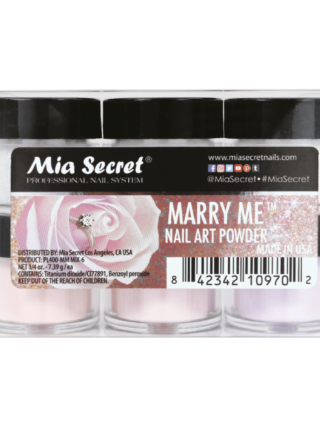 PL400-MM-MIX-6 Marry Me Acrylic Powder Collection 6 Pcs - Mia Secret