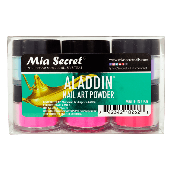 Aladdin Acrylic Powder Collection 6 Pcs - Mia Secret