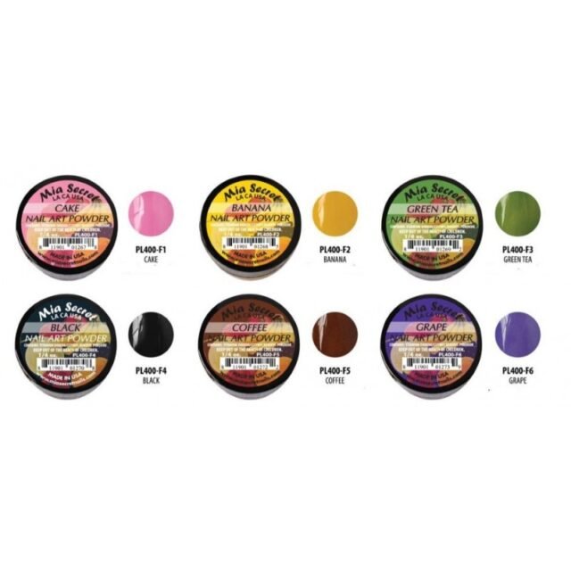 Fruity Acrylic Powder Collection 12 Pcs - Mia Secret