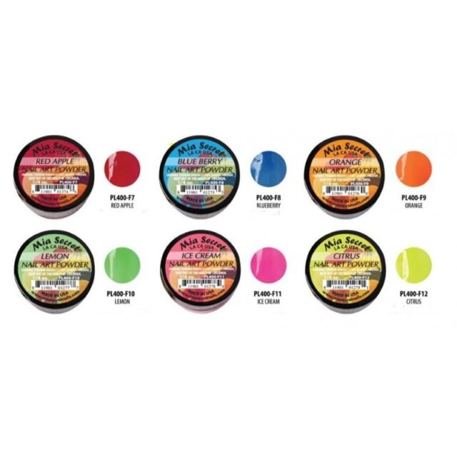 Fruity Acrylic Powder Collection 12 Pcs - Mia Secret
