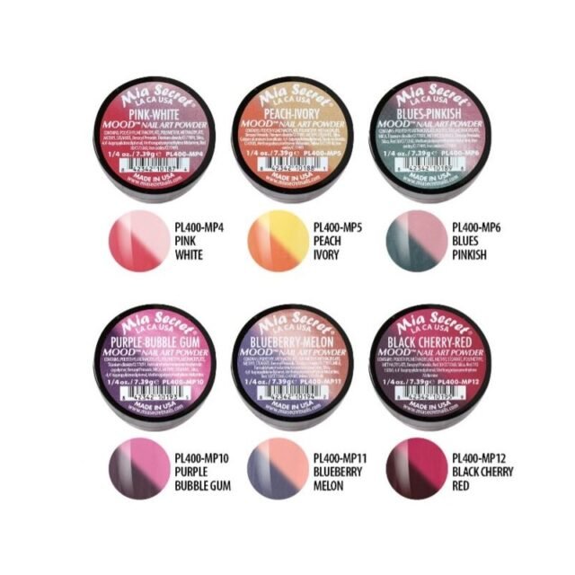 Mood Acrylic Powder Collection 12 Pcs - Mia Secret