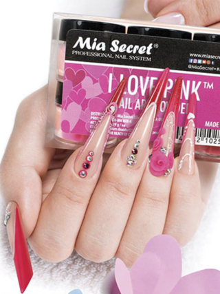 I Love Pink Acrylic Powder Collection 6 Pcs - Mia Secret