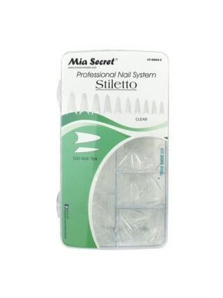 Tips Stiletto Transparente x 500 - Mia Secret