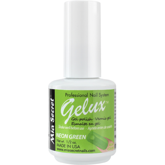 Esmaltes Semi Gelux Neon Green 15 ml - Mia Secret
