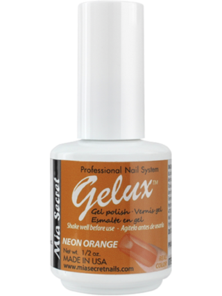 GP-102-NEON-ORANGE Esmaltes Semi Gelux Neon Orange 15 ml - Mia Secret