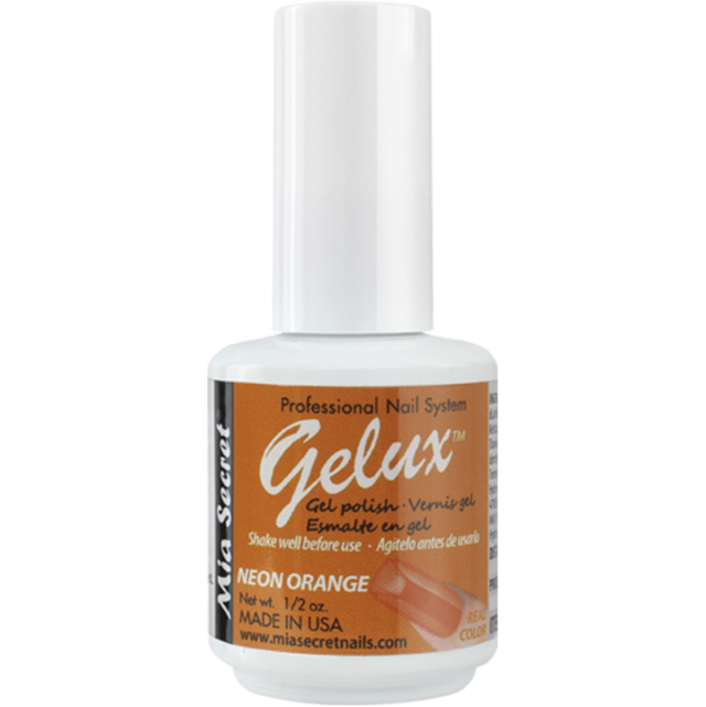 Esmaltes Semi Gelux Neon Orange 15 ml - Mia Secret