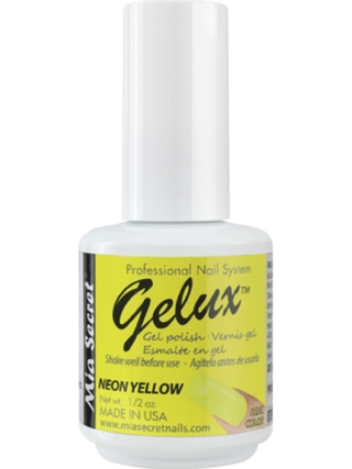 GP-103-NEON-YELLOW Esmaltes Semi Gelux Neon Yellow 15 ml - Mia Secret