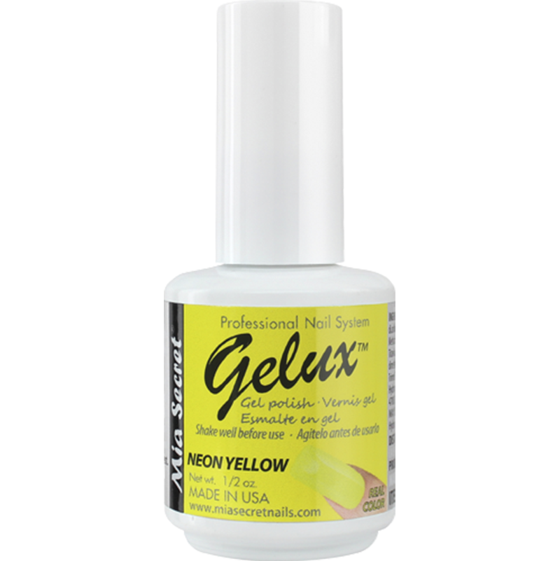 Esmaltes Semi Gelux Neon Yellow 15 ml - Mia Secret