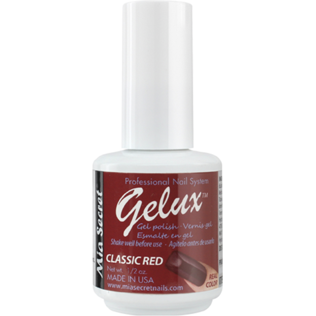 Esmaltes Semi Gelux Classic Red 15 ml - Mia Secret