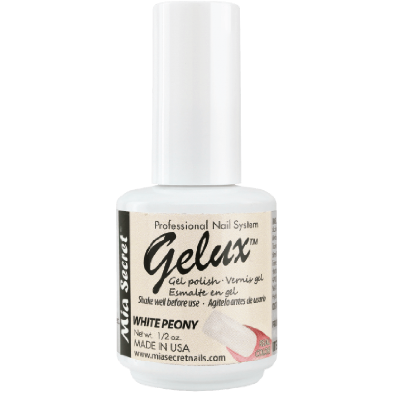 Esmaltes Semi Gelux White Peony 15 ml - Mia Secret