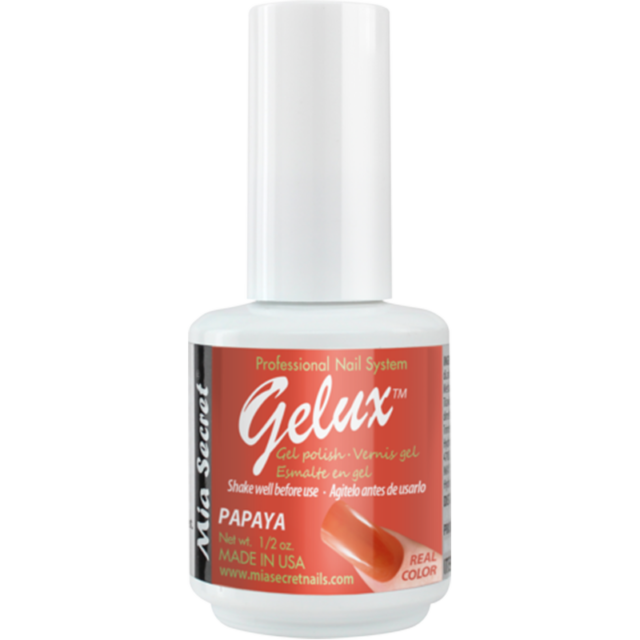 Esmaltes Semi Gelux Papaya 15 ml - Mia Secret