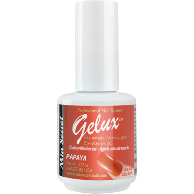 Esmaltes Semi Gelux Papaya 15 ml - Mia Secret