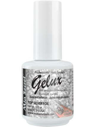 Esmaltes Semi Gelux Top Silver Foil 15 ml - Mia Secret