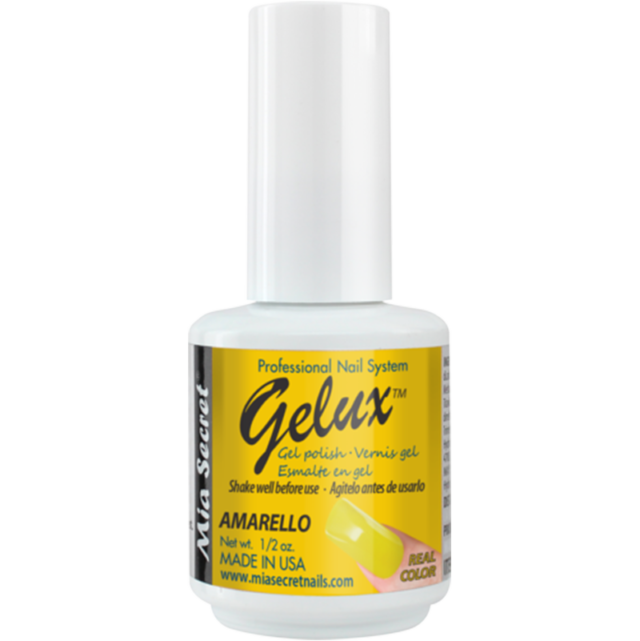 Esmaltes Semi Gelux Amarello 15 ml - Mia Secret