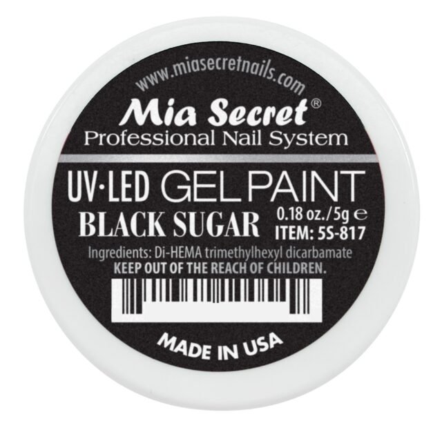 Negro UV-LED Gel Paint - Mia Secret