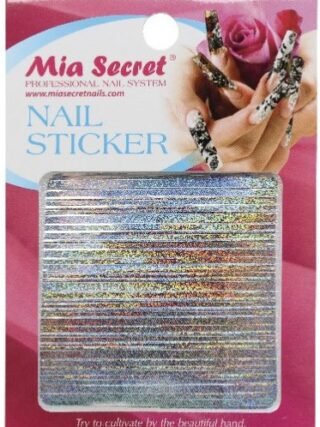 Bandas Decorativas Plateadas - Mia Secret