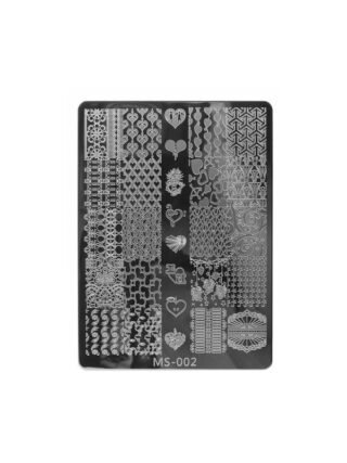 placa-love ms002 Placas Stamping - Mia Secret