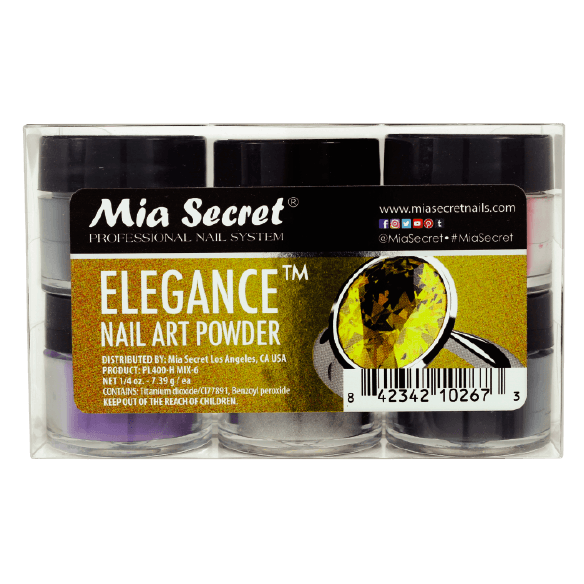 Elegance Acrylic Powder Collection 6 Pcs - Mia Secret