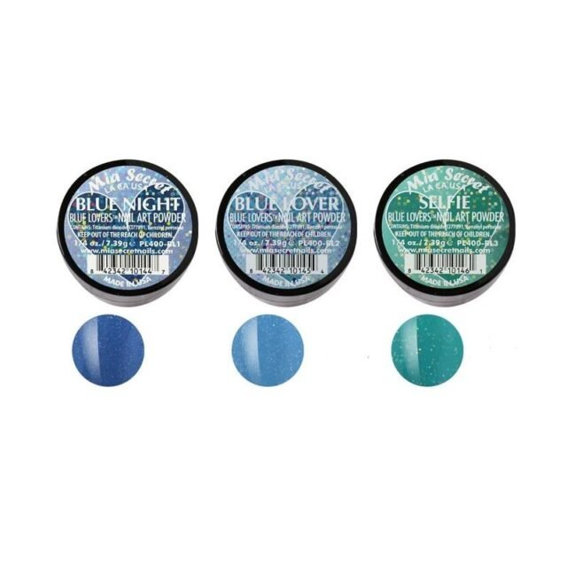 Blue Lovers Acrylic Powder Collection 6 Pcs - Mia Secret