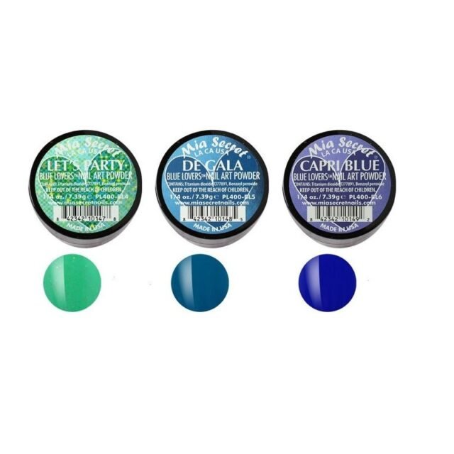 Blue Lovers Acrylic Powder Collection 6 Pcs - Mia Secret