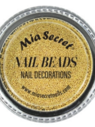 Gold Beads Gold Nail Beads - Mia Secret
