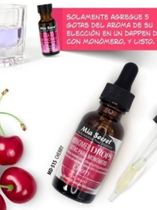 Gotas para Monómero aroma Cereza 30 ml - Mia Secret