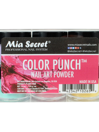 Color Punch Acrylic Powder Collection 6 Pcs - Mia Secret