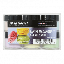 Pastel Macarons Acrylic Powder Collection 6 Pcs - Mia Secret