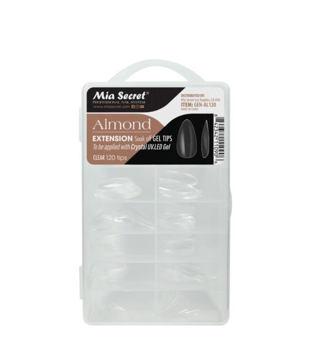 GEN-AL120 copy Tips Almond de Gel x 120 - Mia Secret