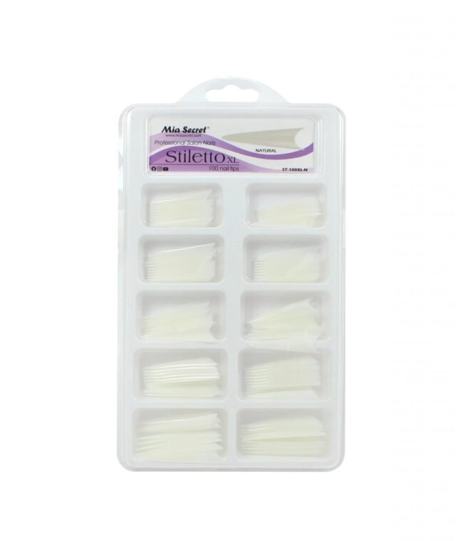 Tips Stiletto XL Natural x 100 - Mia Secret