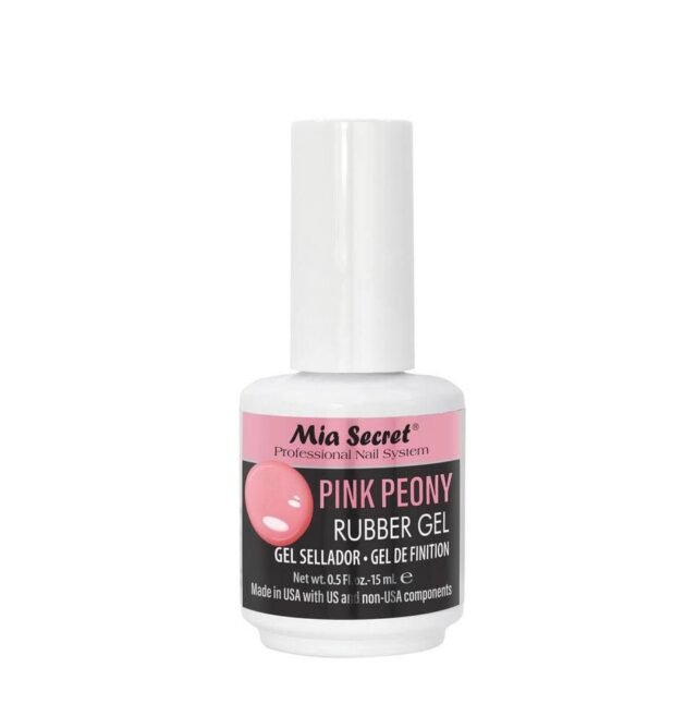 Rubber Gel Pink Peony 15 ml - Mia Secret