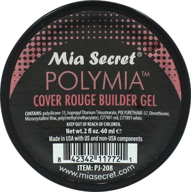Polymia Builder Gel Cover Rouge 60 ml - Mia Secret