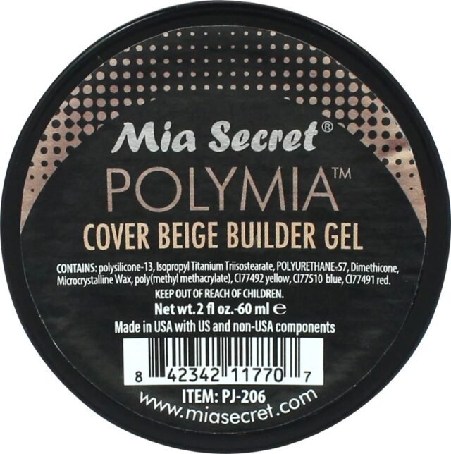Polymia Builder Gel Cover Beige 60 ml - Mia Secret