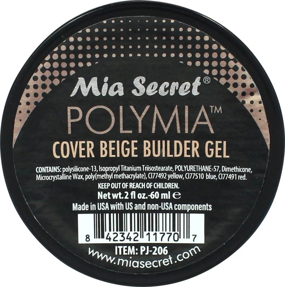 Polymia Builder Gel Cover Beige 60 ml - Mia Secret